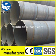 Spiral SSAW S235JR steel pipe for oil and gas fluid transportation